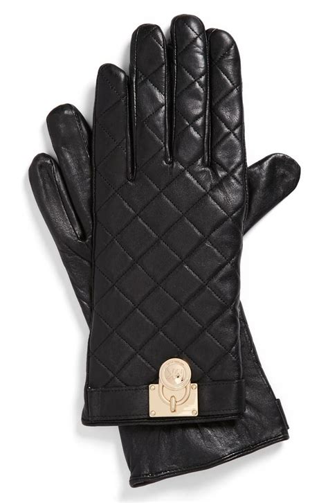 michael kors men's leather gloves